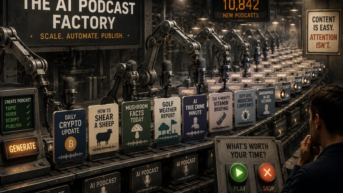AI Can Make Podcasts. But Can It Make Anyone Care?